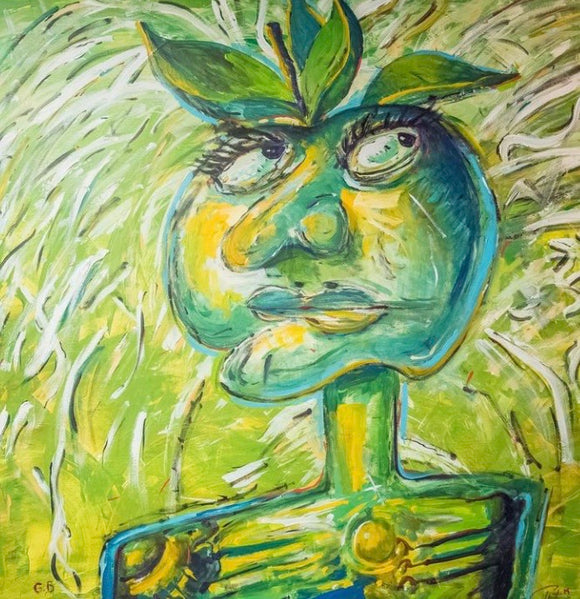 Pat Green’s Angry Apple 36x36